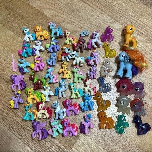 My Little Pony Miniature Lot Mashems Pinkie Pie Flutter Shy Starlight Glimmer - Picture 1 of 8